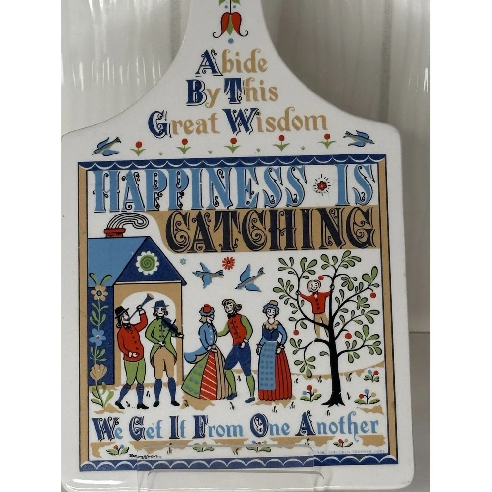 VTG Berggren Trayner Ceramic Cutting Board Wall Trivet 